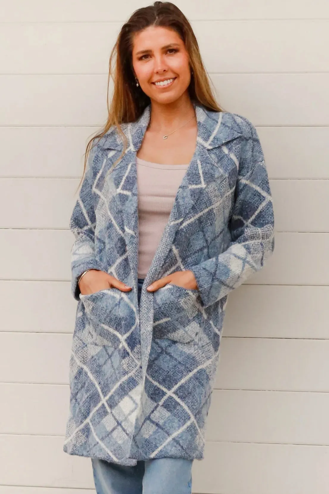 DIONE KNIT JACKET BLUE