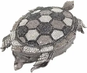 DJBM Chic Turtle Rhinestone Clutch Sparkle Women Crystal Evening Bags for Wedding Party Animal Diamond Minaudiere Handbag