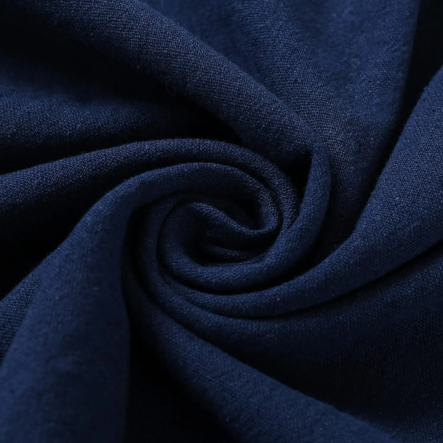 Dress Shirts for Men Wrinkle Free Cotton Linen Beach Shirts Bowling Shirts Black Button Down Shirt Men