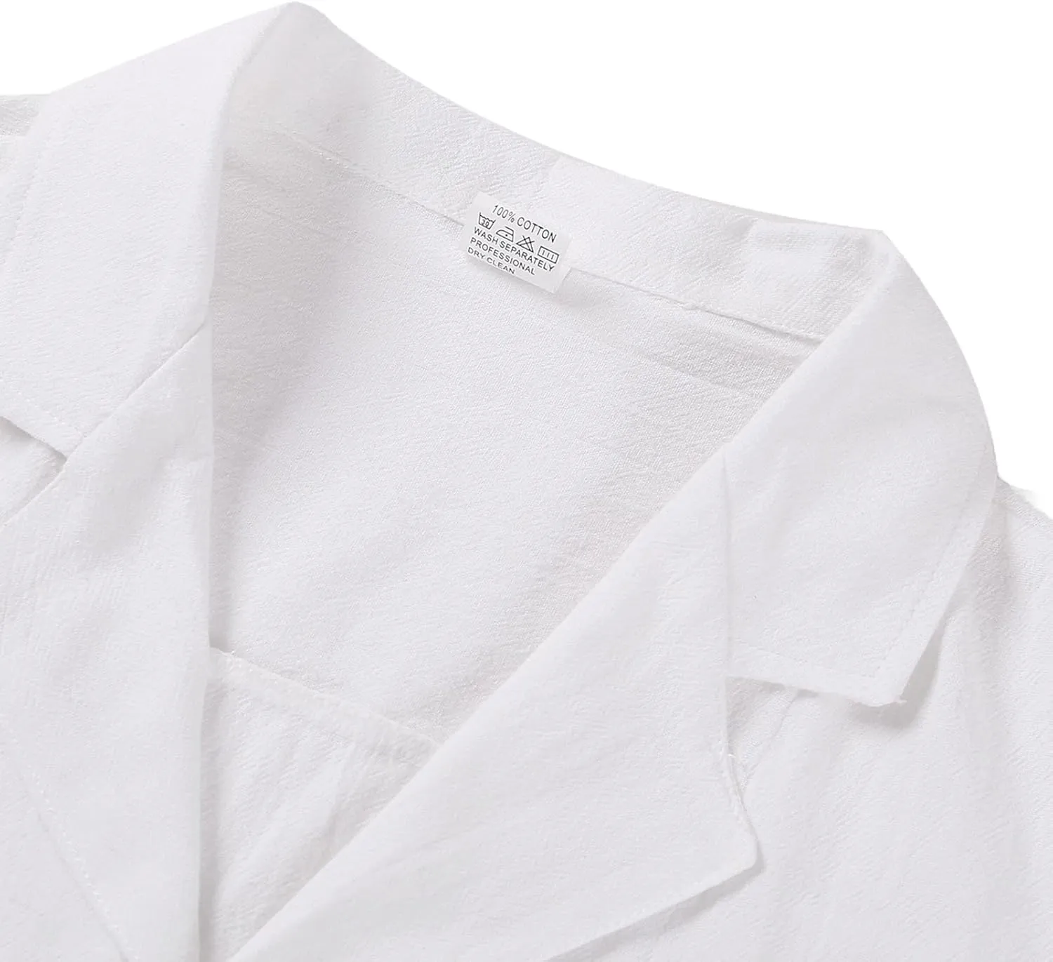 Dress Shirts for Men Wrinkle Free Cotton Linen Beach Shirts Bowling Shirts Black Button Down Shirt Men