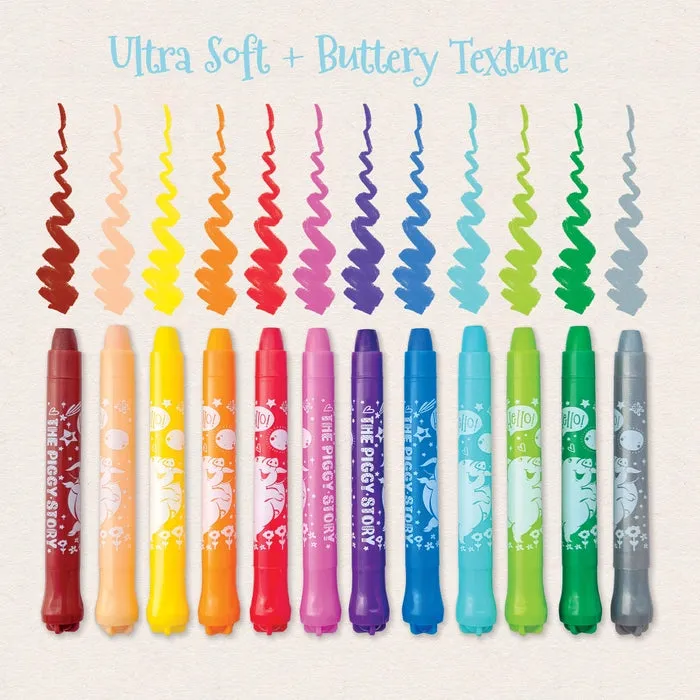 Dry Erase Twistable Gel Crayons - Magical Mermaids