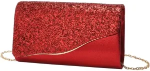 Fabric Art Shiny Evening Bag Women's Versatile Clutch Purses