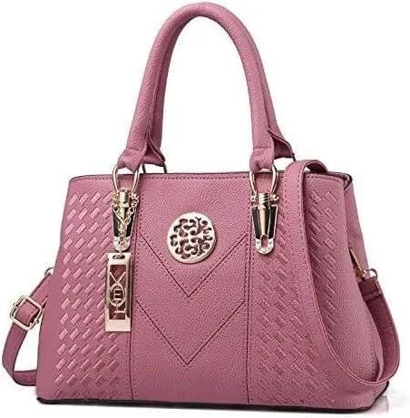 Fashion Women Commuter Hand Bags Metal Pendant Decoration Handbags Versatile Shoulder Cross Body Bag
