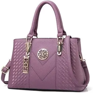 Fashion Women Commuter Hand Bags Metal Pendant Decoration Handbags Versatile Shoulder Cross Body Bag