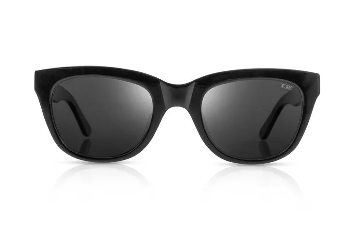 Flemington Shiny Black Sunglasses