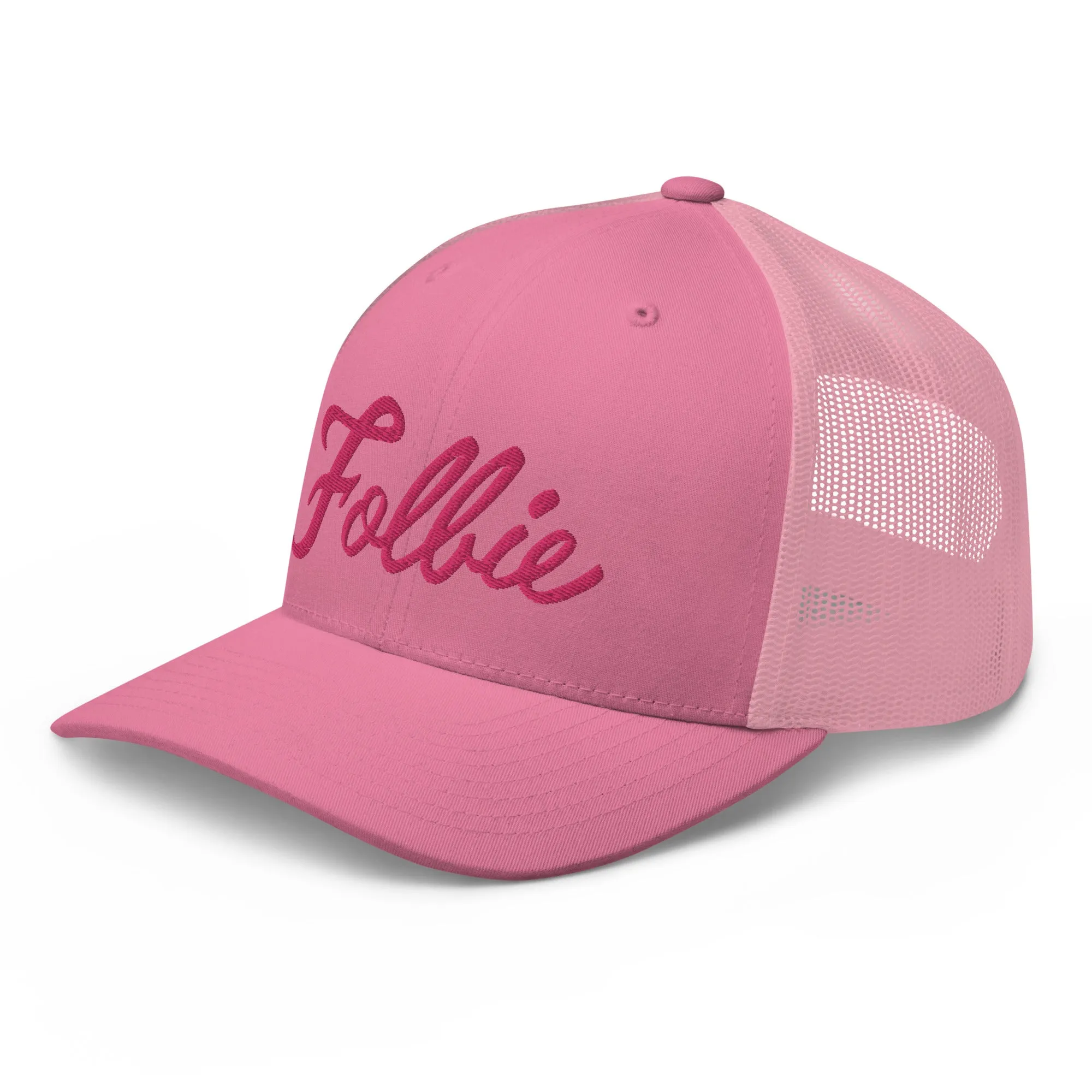 Folbie Trucker Hat: B____ Pink