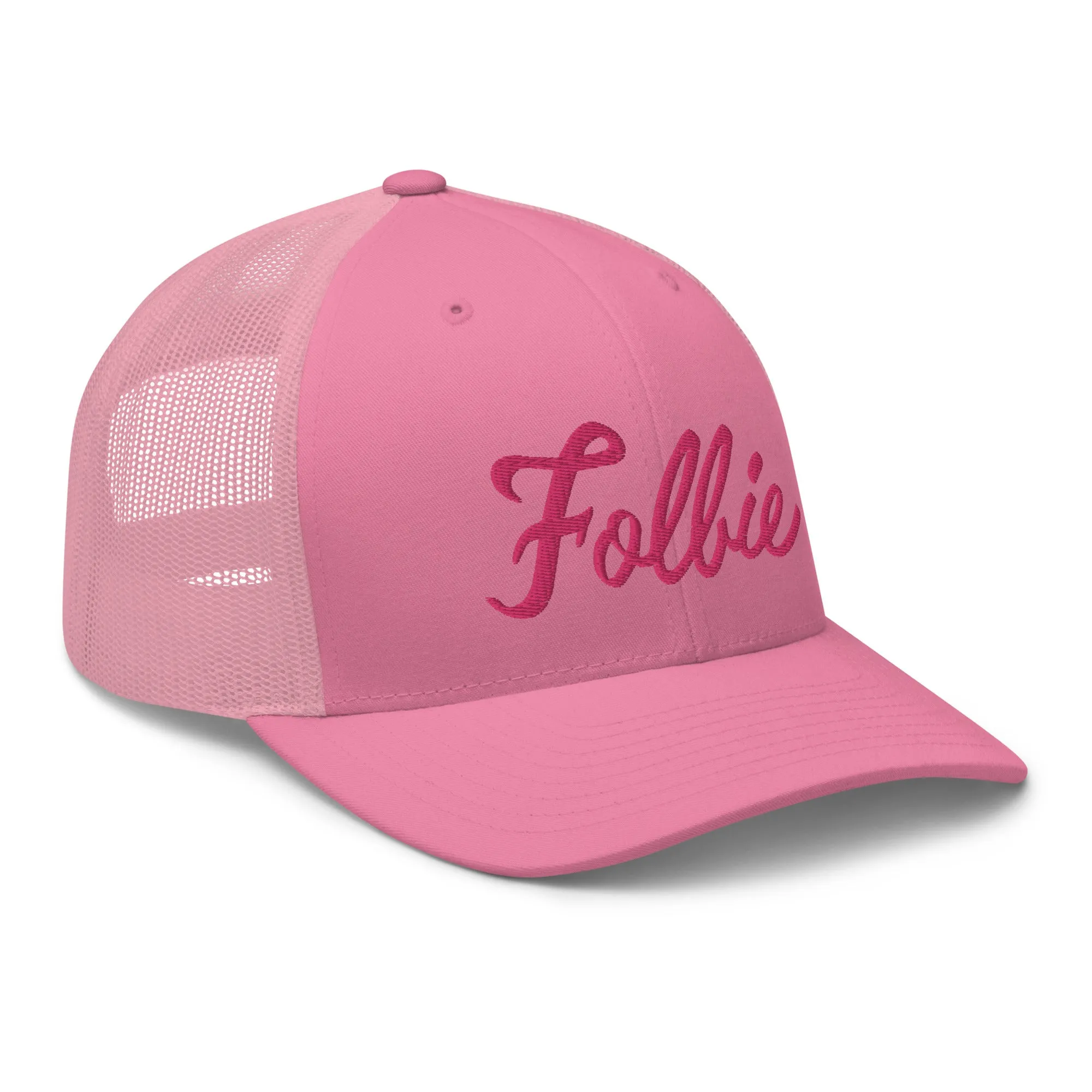 Folbie Trucker Hat: B____ Pink