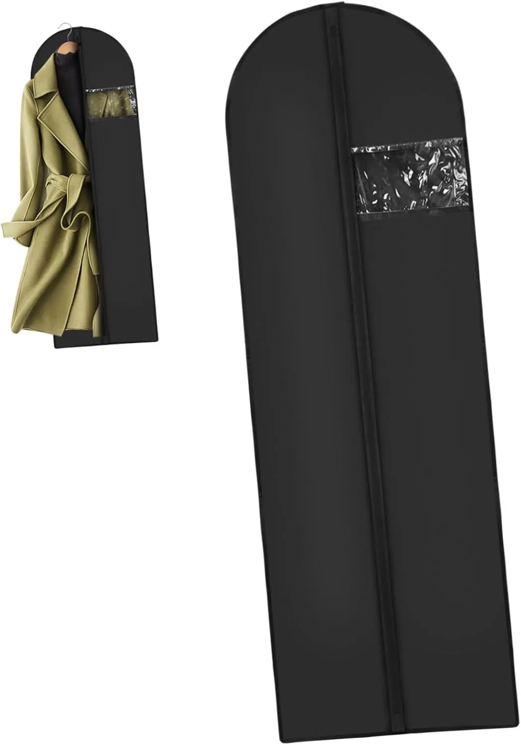 Foldable Garment Bag for Suits Dresses Reusable Dust Protector for Travel Storage Versatile Sturdy Design for Formal Gowns Wedding Dresses and More