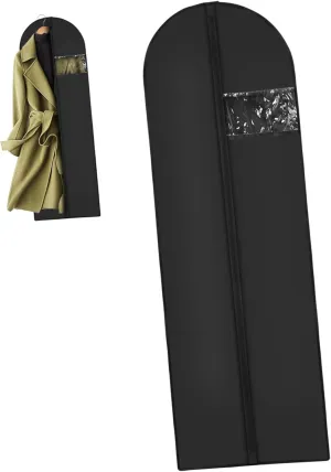 Foldable Garment Bag for Suits Dresses Reusable Dust Protector for Travel Storage Versatile Sturdy Design for Formal Gowns Wedding Dresses and More