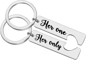 Funny Girlfriend Gift Jewelry Couple Jewelry Lesbian Couple Gift Keychain for LGBT Gift Lesbian Pride Jewelry Matching Couple Keyring Valentine's Day Anniversary Birthday Wedding Gift for Girlfriend