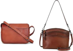 Genuine Leather Crossbody Bags for Women Genuine Leather Purses Satchel Shoulder Bag for Ladies