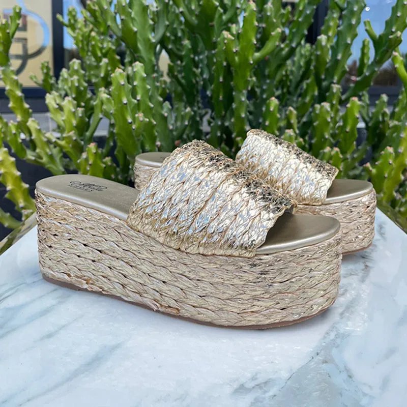 Gold Slide Wedges