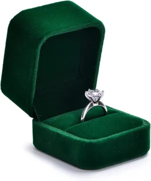 Green Small Proposal Ring Box Jewelry Gift Box for Ring Jewelry Gift Box for Engagement,Proposal