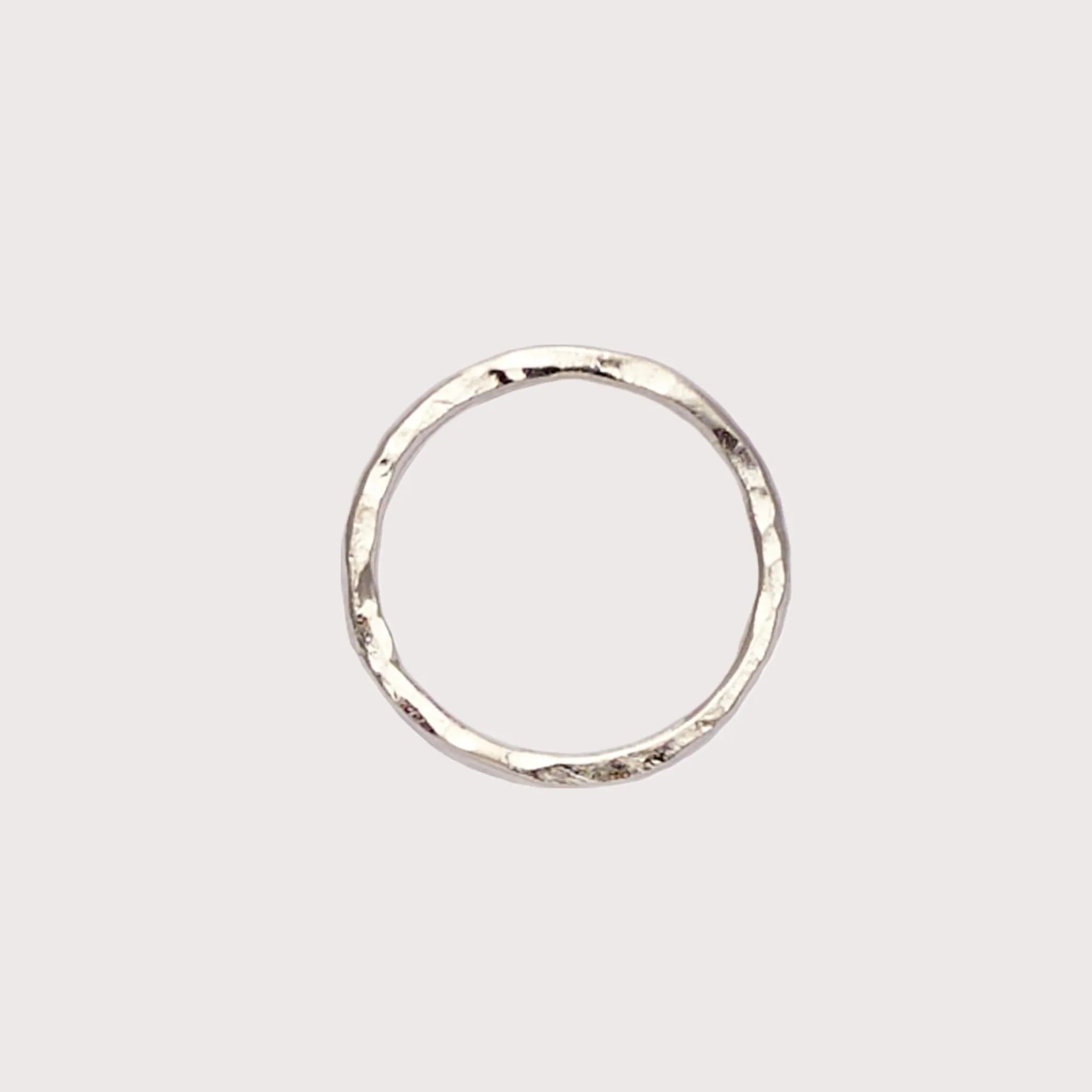 Hammered Thin Band - Brass