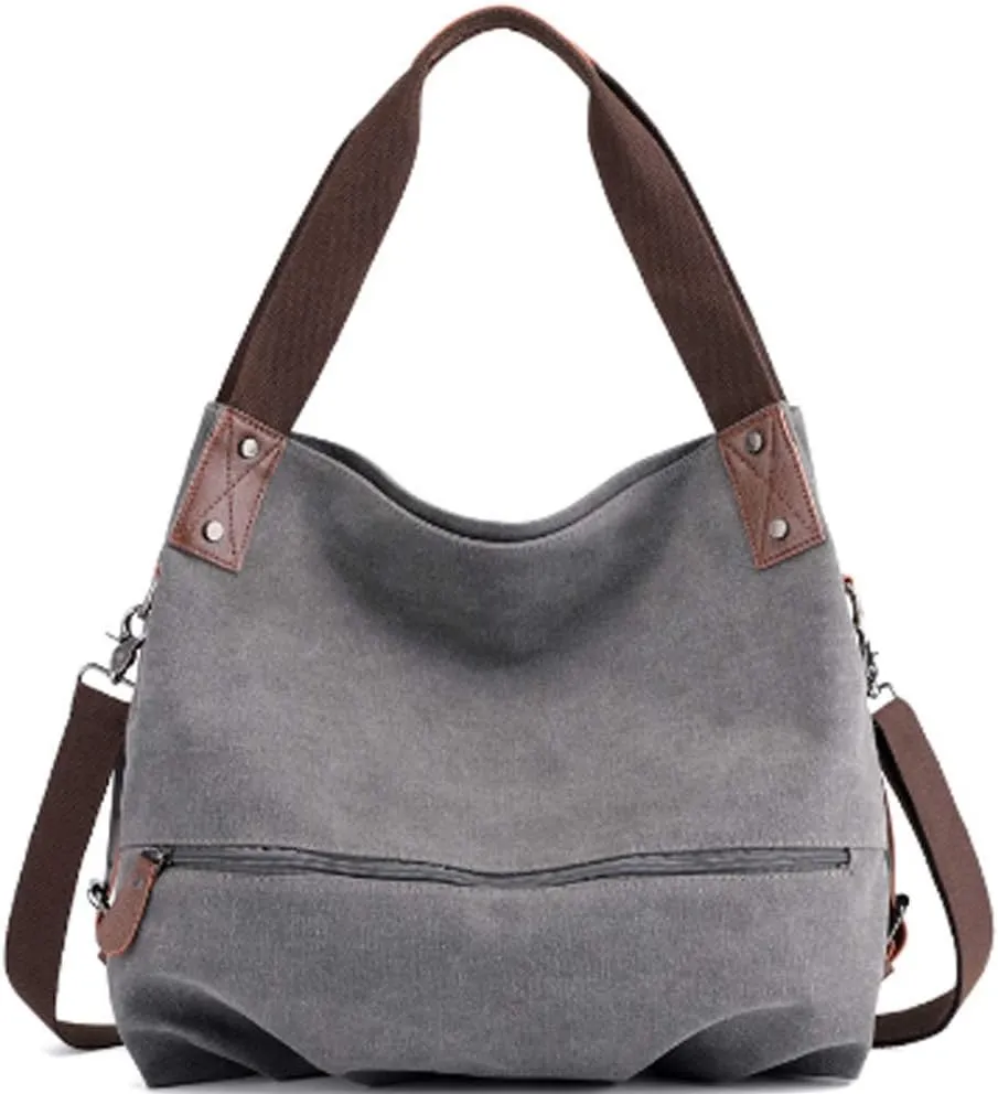 Handbag for Women Satchel Tote Bag Casual Canvas Pouch Handbags Purse Hobo Bag
