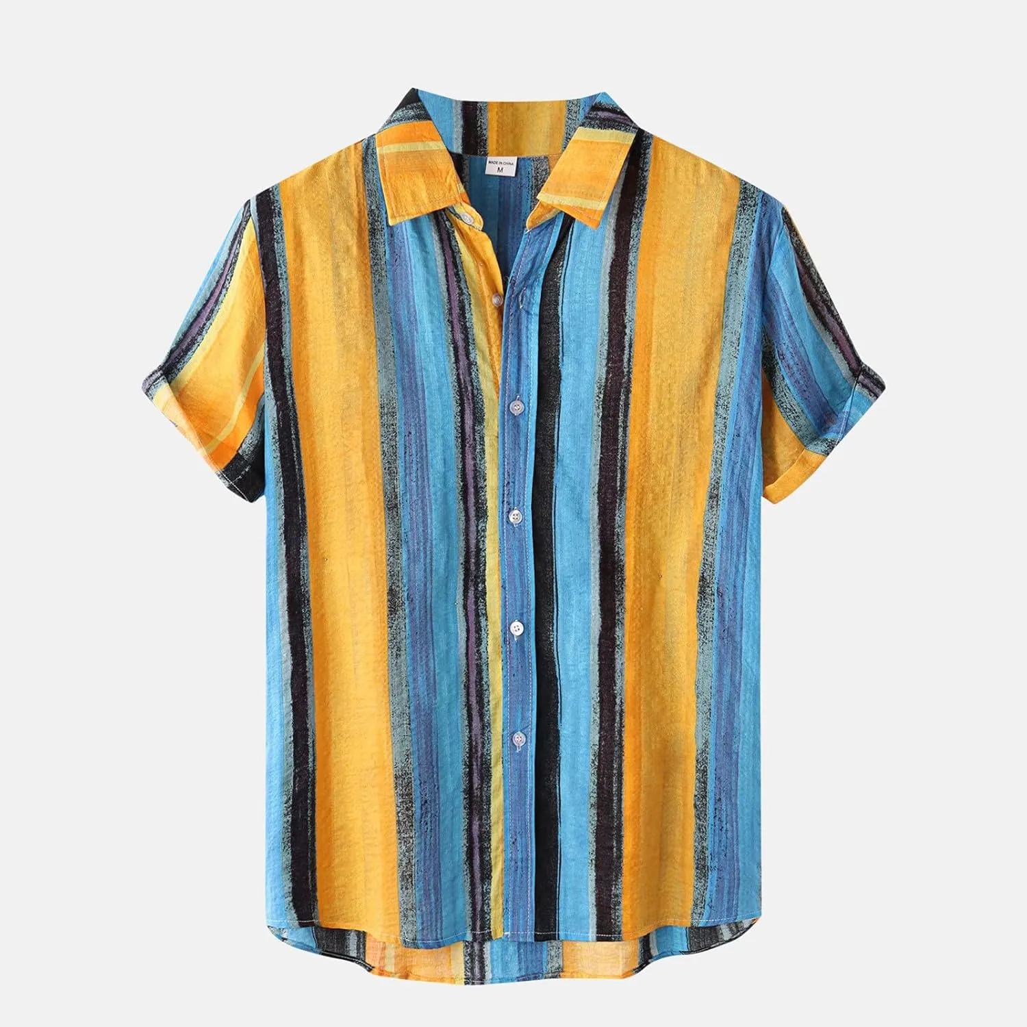 Hawaiian Shirt for Men Button Down Beach Tropical Shirts Short Sleeve Lightweight Shirts Men's Short Sleeve Shirts