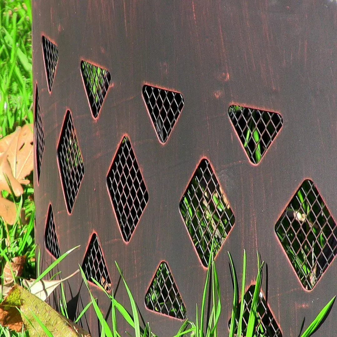 Heavy Duty Crossweave Campfire Ring, 36 Inch by Sunnydaze