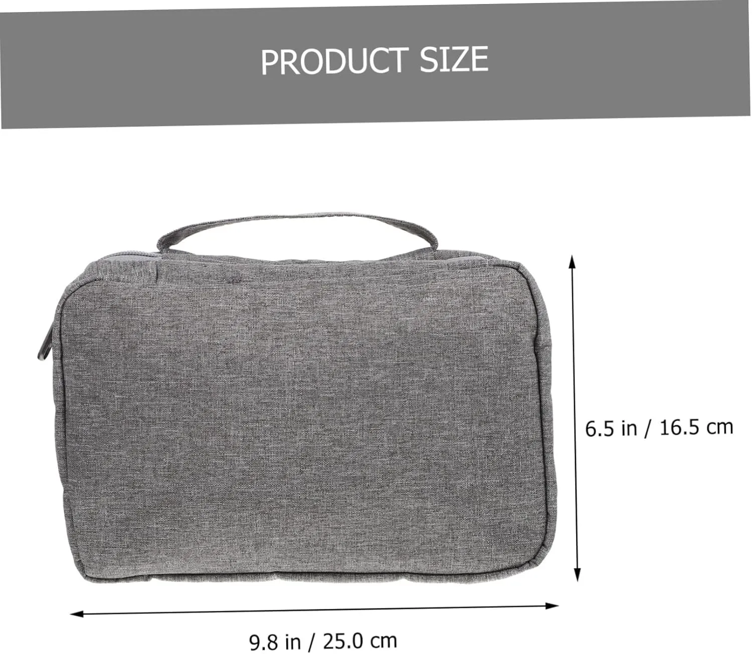 Hemoton Large Capacity Travel Toiletry Bag Male Compact Makeup Bag Creative Organizing Bag for Cosmetics