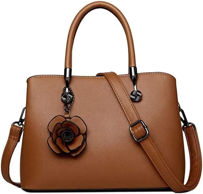 JSEIAJB Large Capacity Wild Womens Handbag Vintage Classic Leather Crossbody Shoulder Bags