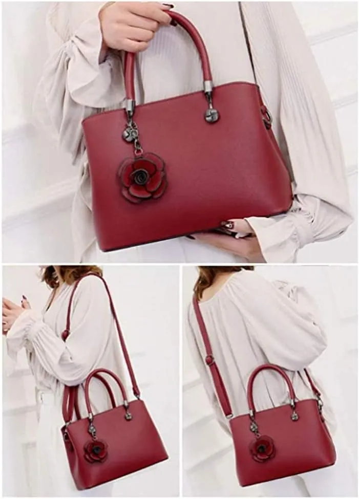 JSEIAJB Large Capacity Wild Womens Handbag Vintage Classic Leather Crossbody Shoulder Bags
