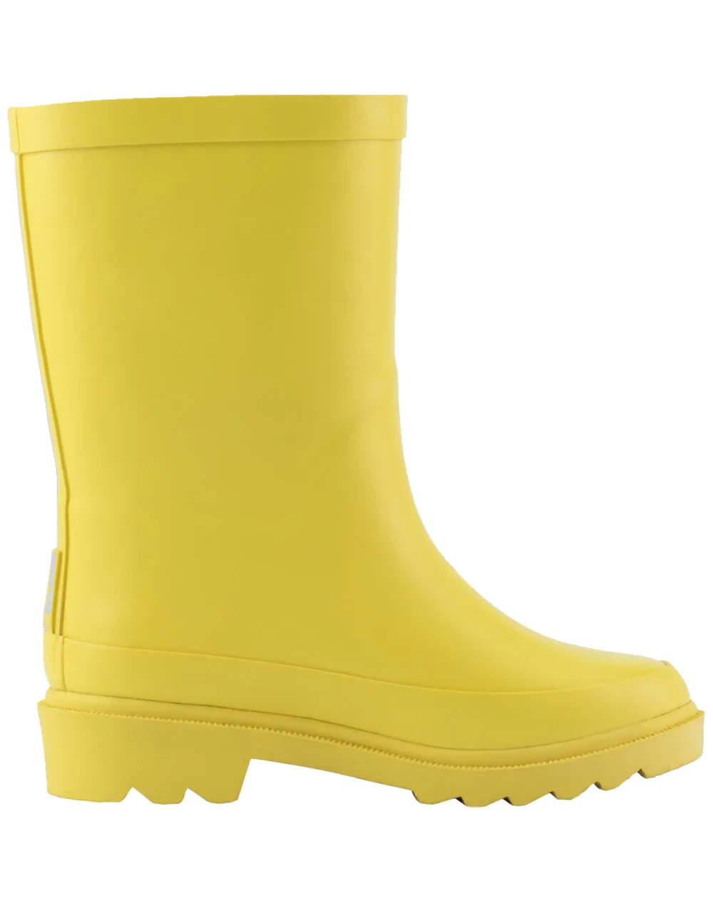 KID’S BUCKLE RUBBER RAIN BOOTS CLASSIC YELLOW