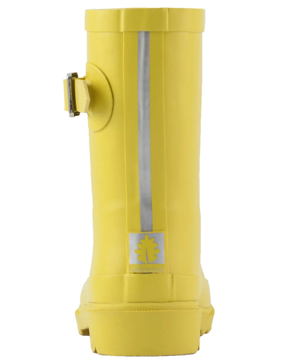 KID’S BUCKLE RUBBER RAIN BOOTS CLASSIC YELLOW