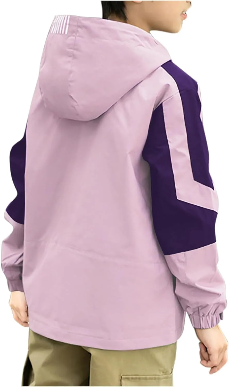 Kids Outdoor Jackets Windproof Hooded Rain Jacket Windbreaker Fashion Grils Boys' Casual Coats Outerwear