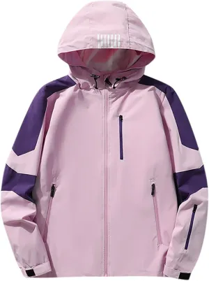Kids Outdoor Jackets Windproof Hooded Rain Jacket Windbreaker Fashion Grils Boys' Casual Coats Outerwear