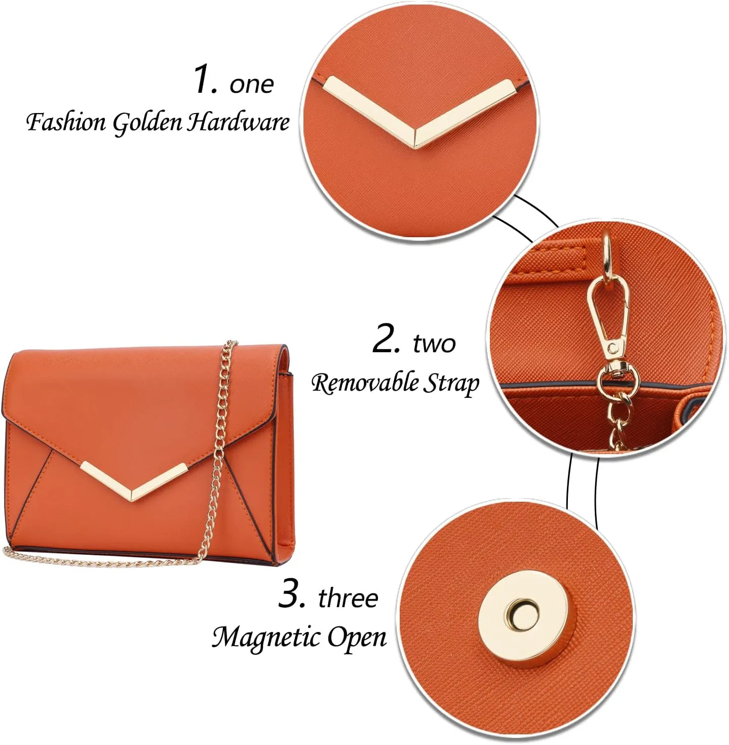 KKXIU Women Elegant Faux Leather Evening Envelope Clutch Purse Foldover Bags for Party Wedding Prom