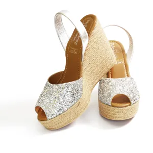 Kylie High Espadrille Wedge