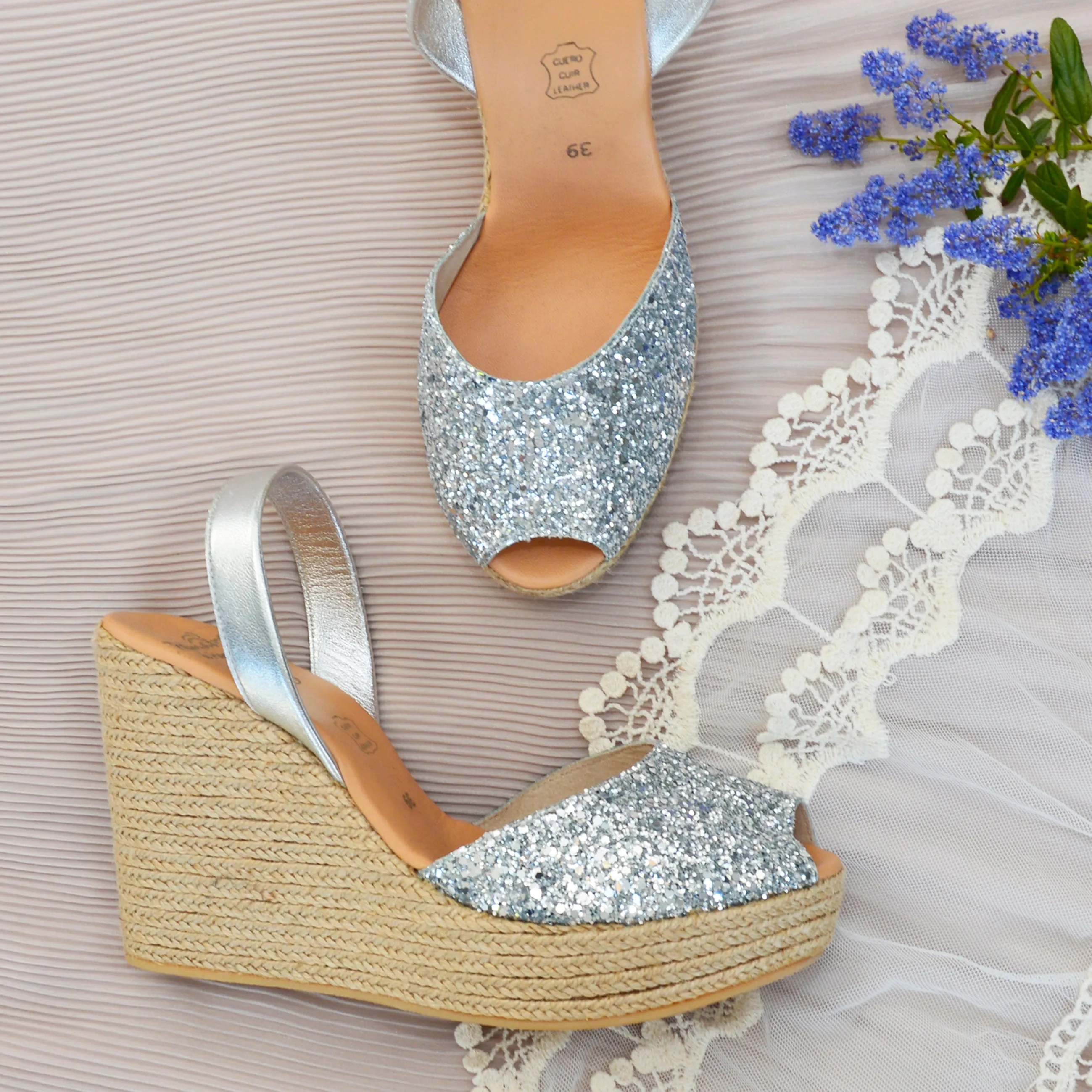 Kylie High Espadrille Wedge
