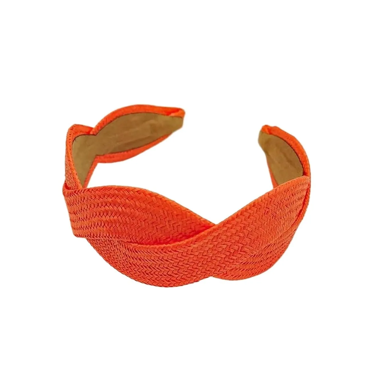 Lightweight Hair Accessories Chic Womens Hairbands Versatile Hair Wraps Twisted Braided Headband Raffia Grass Wide Cross Hair Rope Hairband Women Hair Accessories