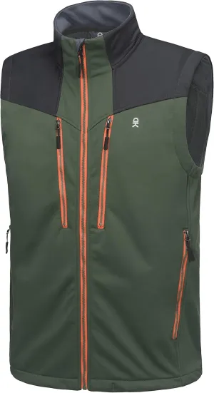 Little Donkey Andy Men's Lightweight Fleece Lined Outdoor Vests Windproof Sleeveless Jackets for Hiking Travel Golf