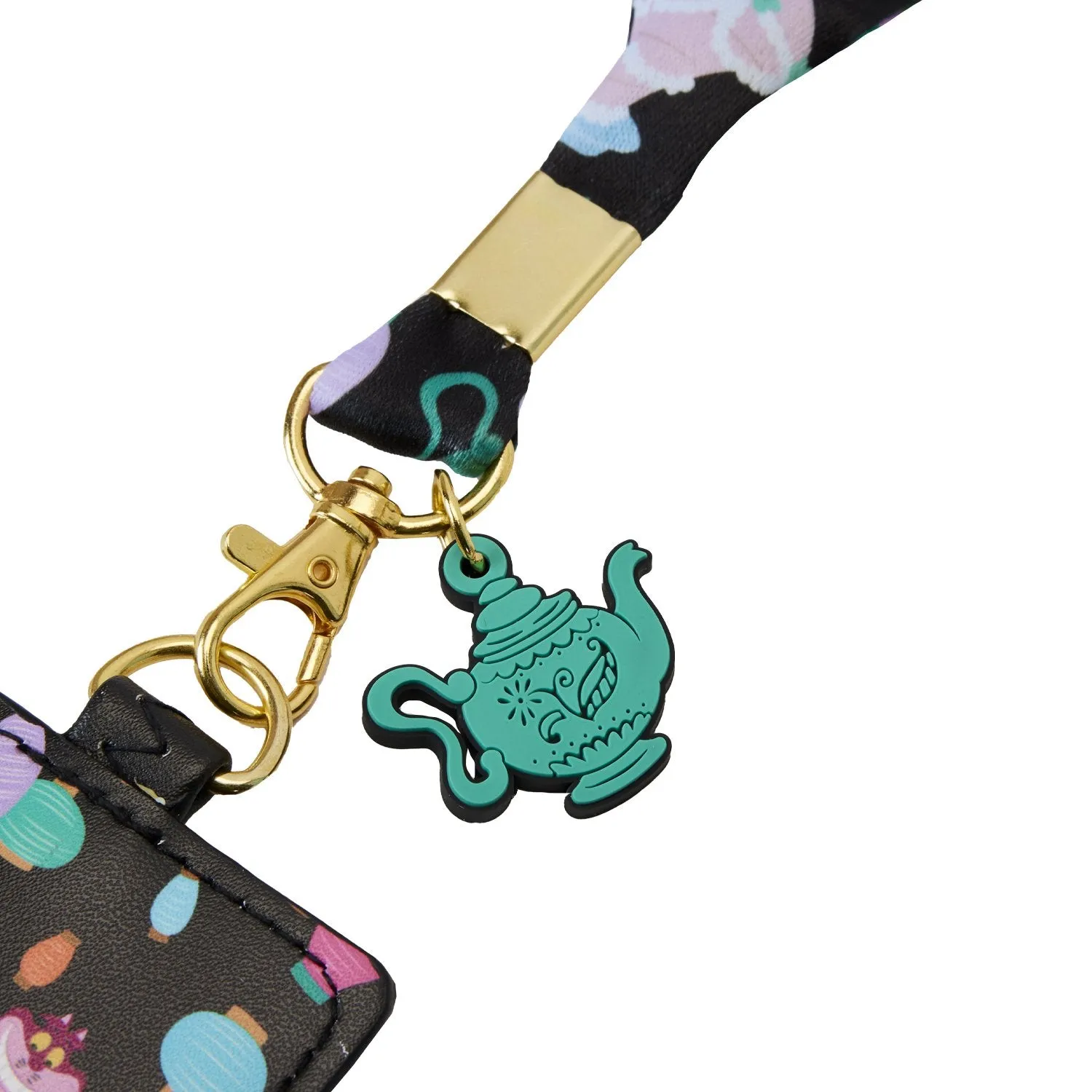 Loungefly Disney Alice in Wonderland Unbirthday Lanyard with Card Holder