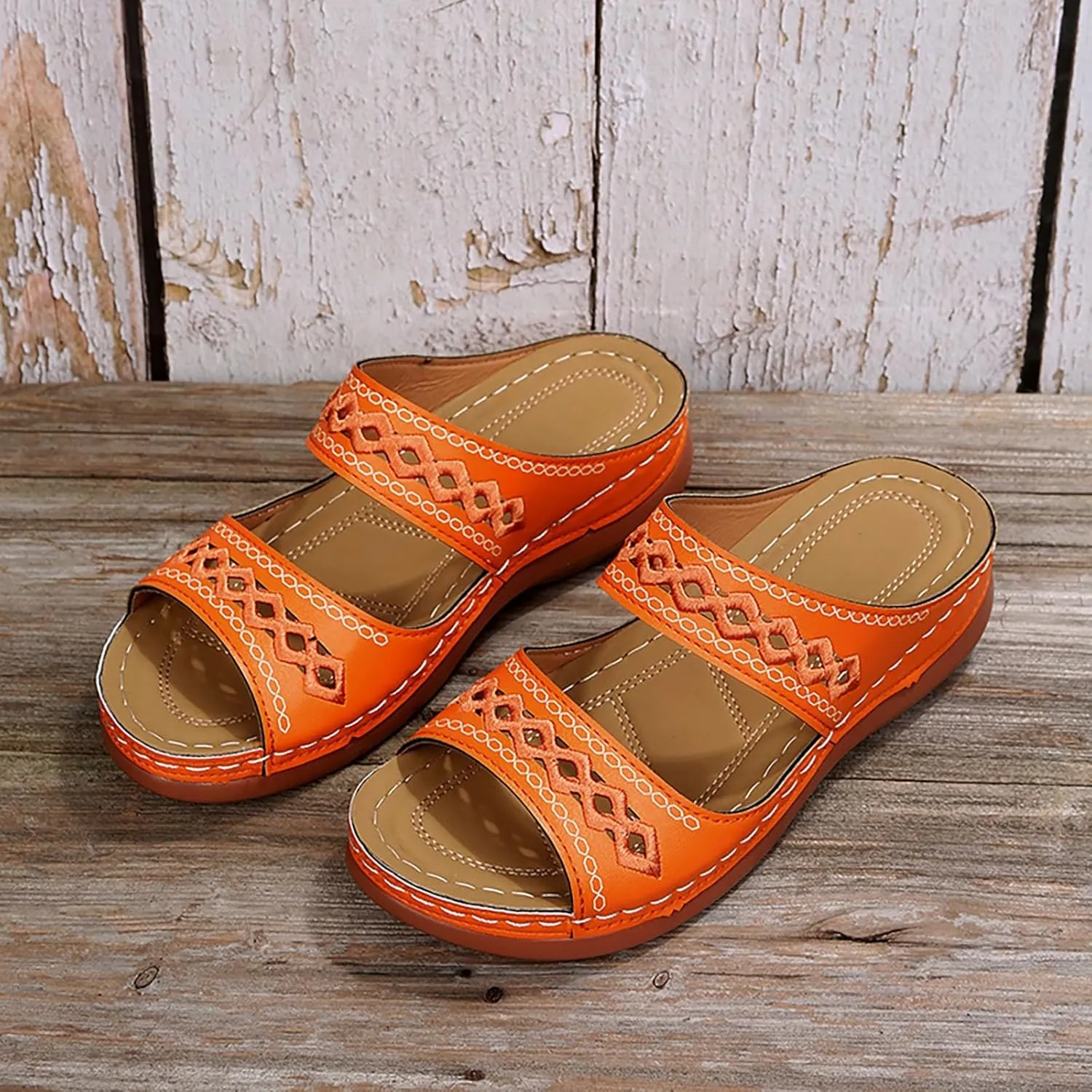 Low Wedge Sandals for Women Sandals Wedge for Women Beach Womens Sandal Comfortable Summer Shoes for Womens 2025