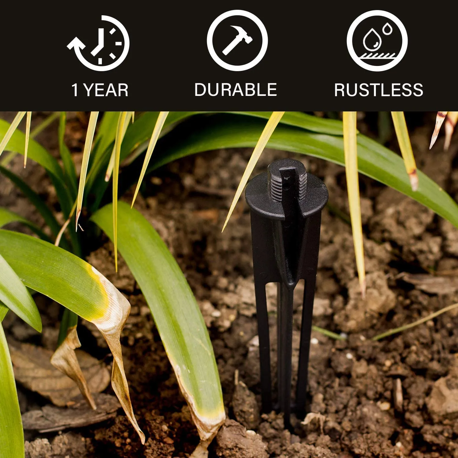 Malibu Replacement Stake For Landscape Lighting Diecast Aluminum Construction 8101-4820-01