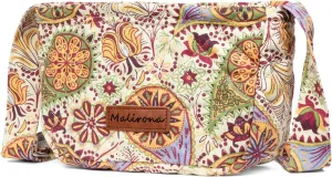 Malirona Women 's Durable Small Floral Crossbody Bag Canvas Messenger Handbag Multi Pocket Travel Satchel Purse