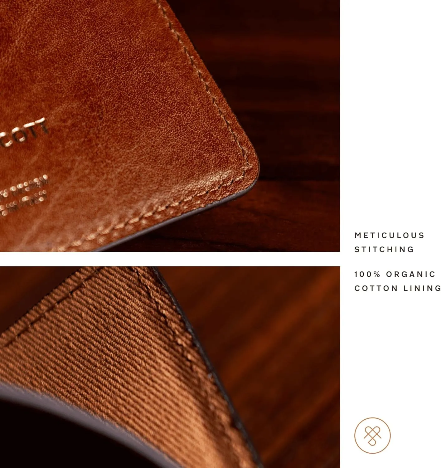 Maxwell Scott - Personalized Mens Luxury Leather Compact Credit Card Holder Case Slimline - The Marco - Black