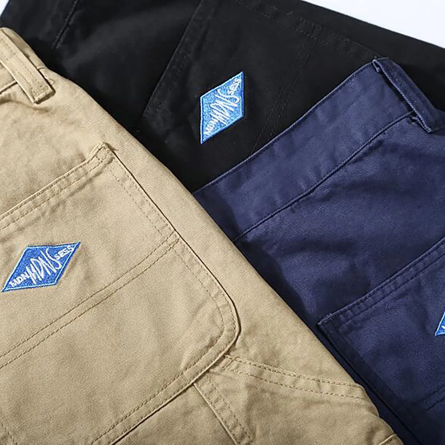 Mens Casual Suit Shorts Solid Relaxed Fit Lightweight Straight Office Bermuda Lightweight Quick Drying Combat Tactical Pants
