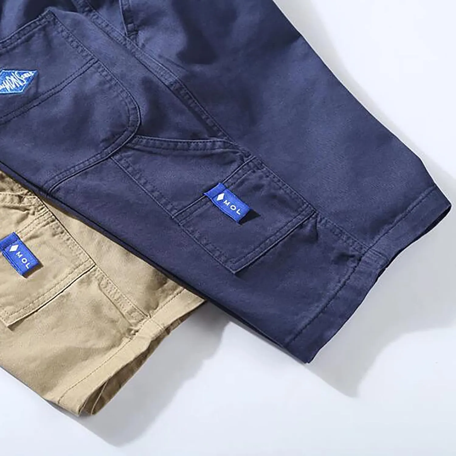 Mens Casual Suit Shorts Solid Relaxed Fit Lightweight Straight Office Bermuda Lightweight Quick Drying Combat Tactical Pants