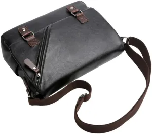 Men's Fashion Pu Briefcase Envelope Bag Durable Business Portfolio Bag for Travel School Outdoor Activities