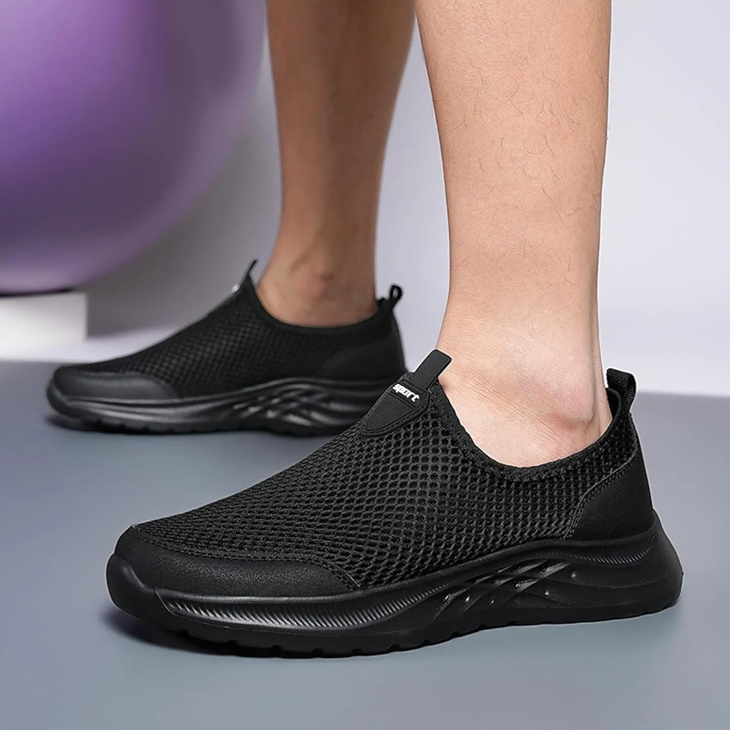 Men's Fashion Sneakers Men's Shoes Walking Shoe for Men Slip on Shoe for Men Lightweight Athletic Gym Sneaker