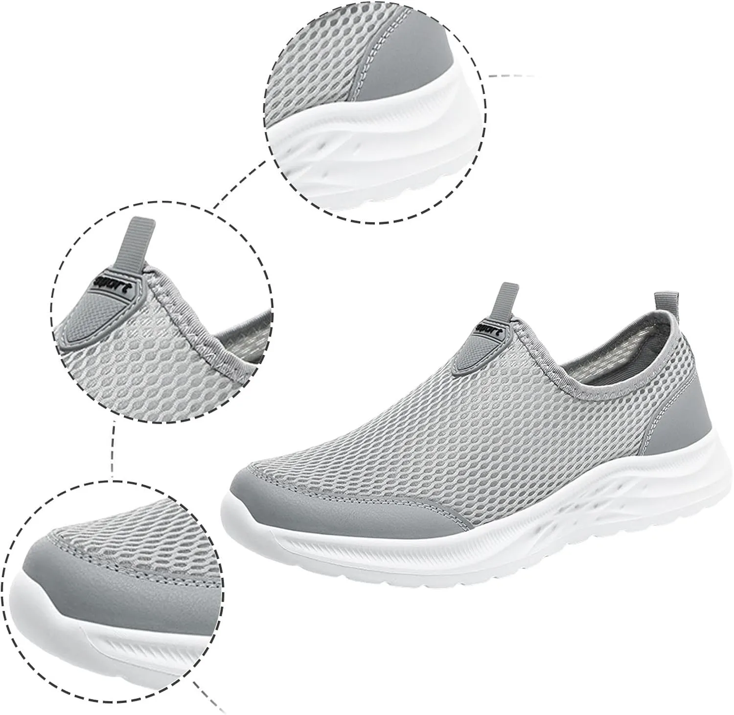 Men's Fashion Sneakers Men's Shoes Walking Shoe for Men Slip on Shoe for Men Lightweight Athletic Gym Sneaker
