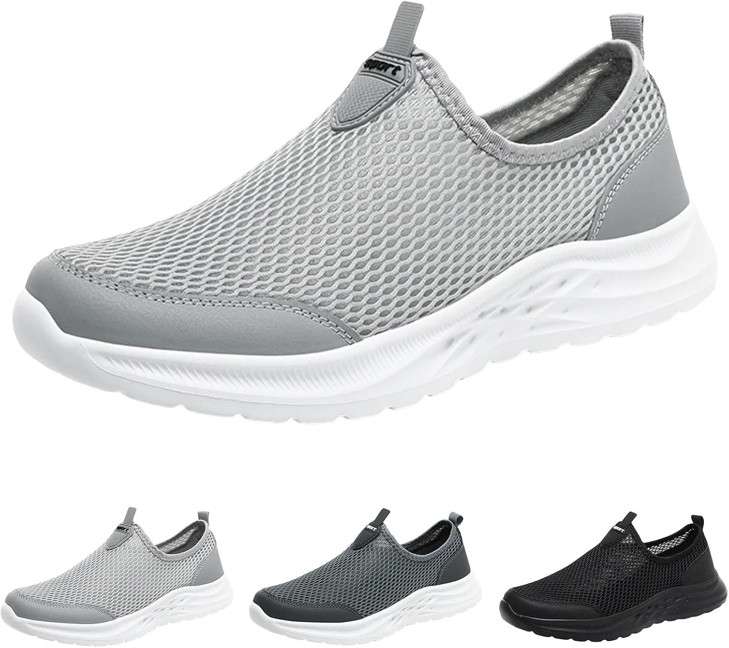 Men's Fashion Sneakers Men's Shoes Walking Shoe for Men Slip on Shoe for Men Lightweight Athletic Gym Sneaker
