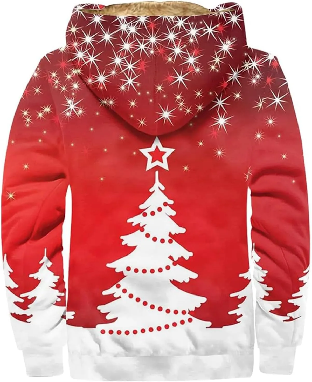 Men's Puffer Jacket Waterproof Winter Coats Western Cowboy 3D Printed Hooded Thermal Snowboard Jacket Parka Raincoat