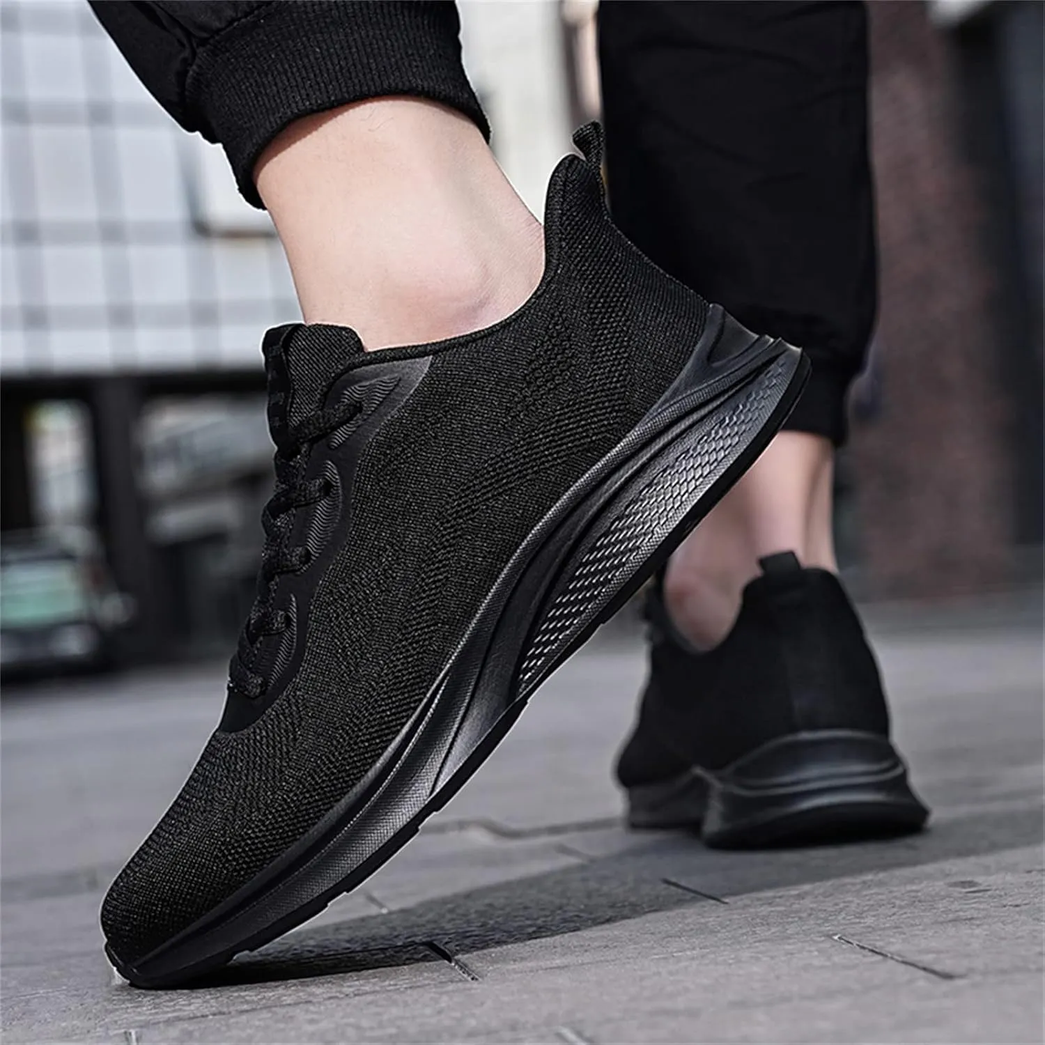 Men's Shoes Non Slip Shoes Mens Air Running Athletic Trail Tennis Sneaker Shoe for Men Breathable Comfort Walking for Men Tennis Trainer Brown
