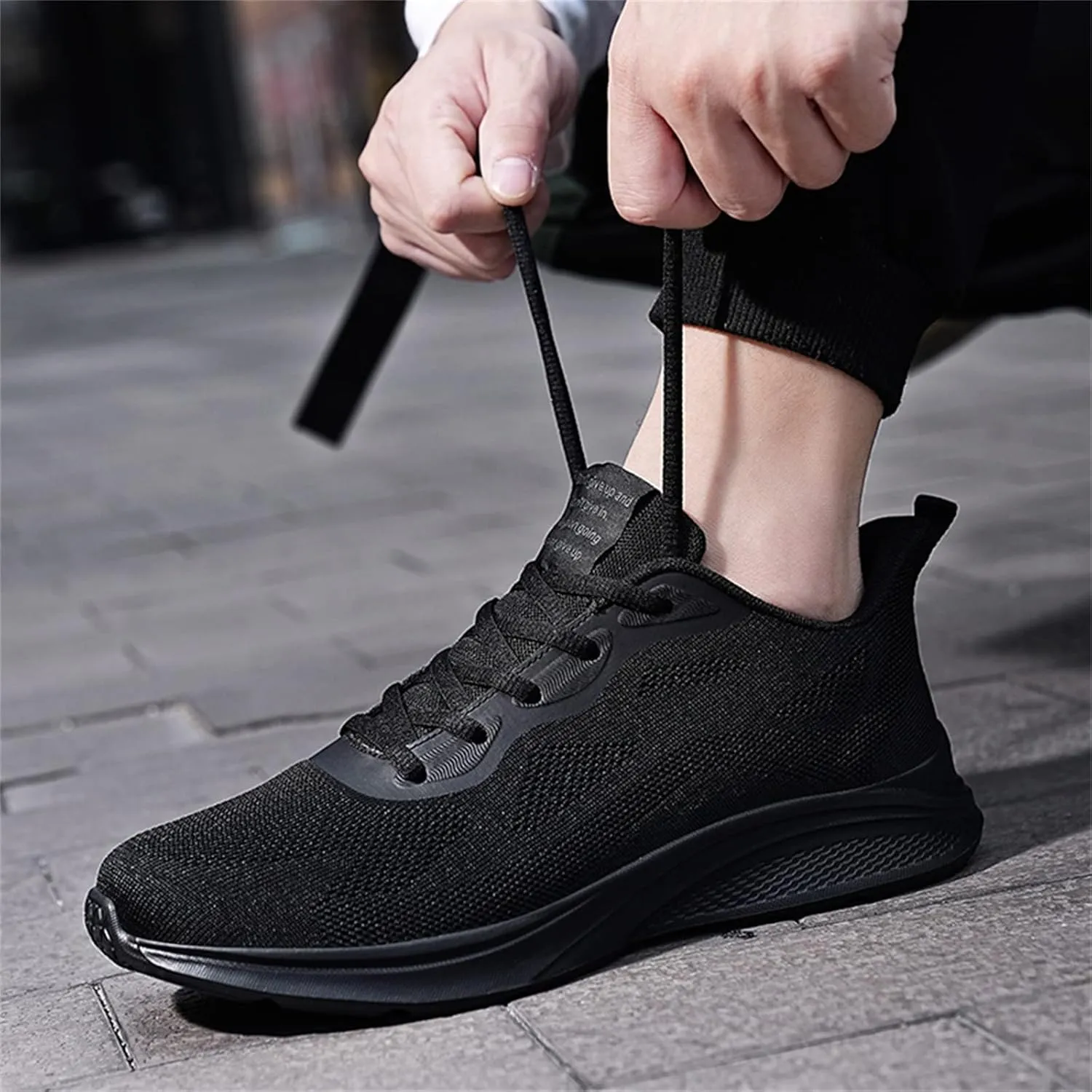 Men's Shoes Non Slip Shoes Mens Air Running Athletic Trail Tennis Sneaker Shoe for Men Breathable Comfort Walking for Men Tennis Trainer Brown