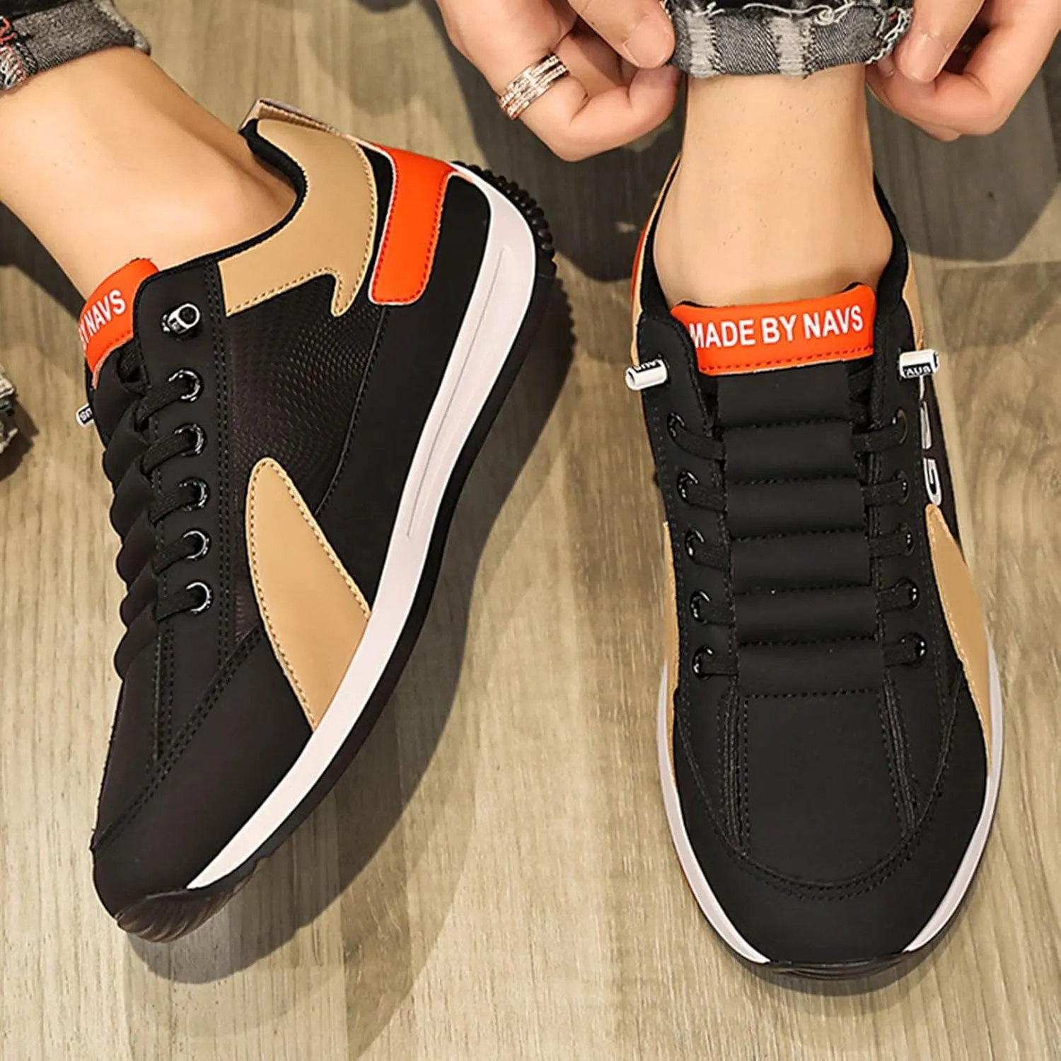 Mens Slip on Shoes Men's Sneakers Tennis Shoe for Men Slip on Shoe for Men Running Trail Mesh Sneaker