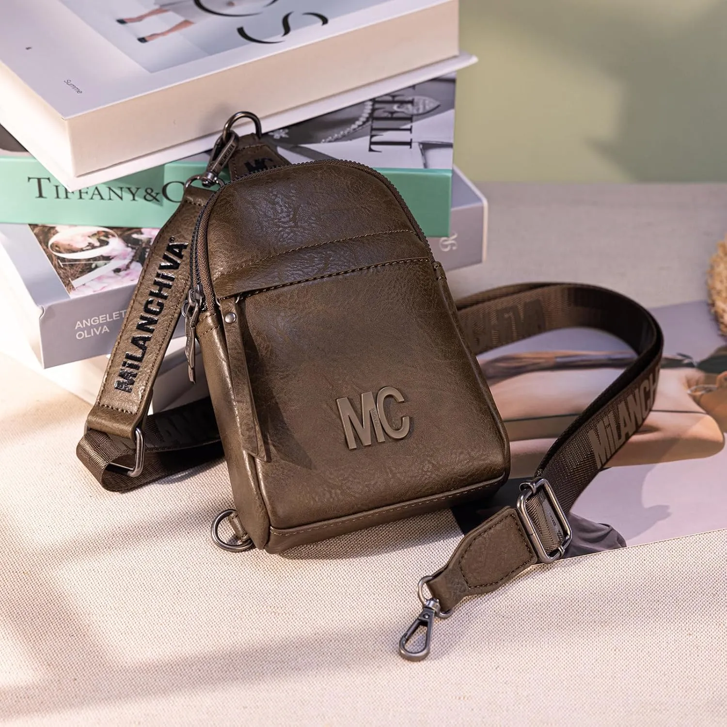 Milan Chiva Small Crossbody Bags for Women Chic Mini Sling Bag Purse and Waist Packs for Girls