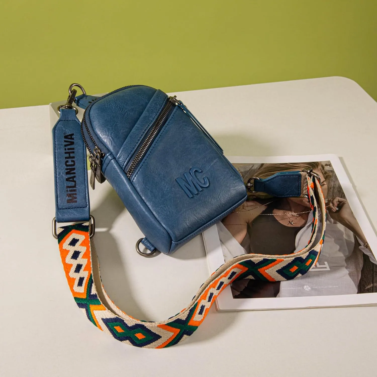 Milan Chiva Small Crossbody Bags for Women Chic Mini Sling Bag Purse and Waist Packs for Girls